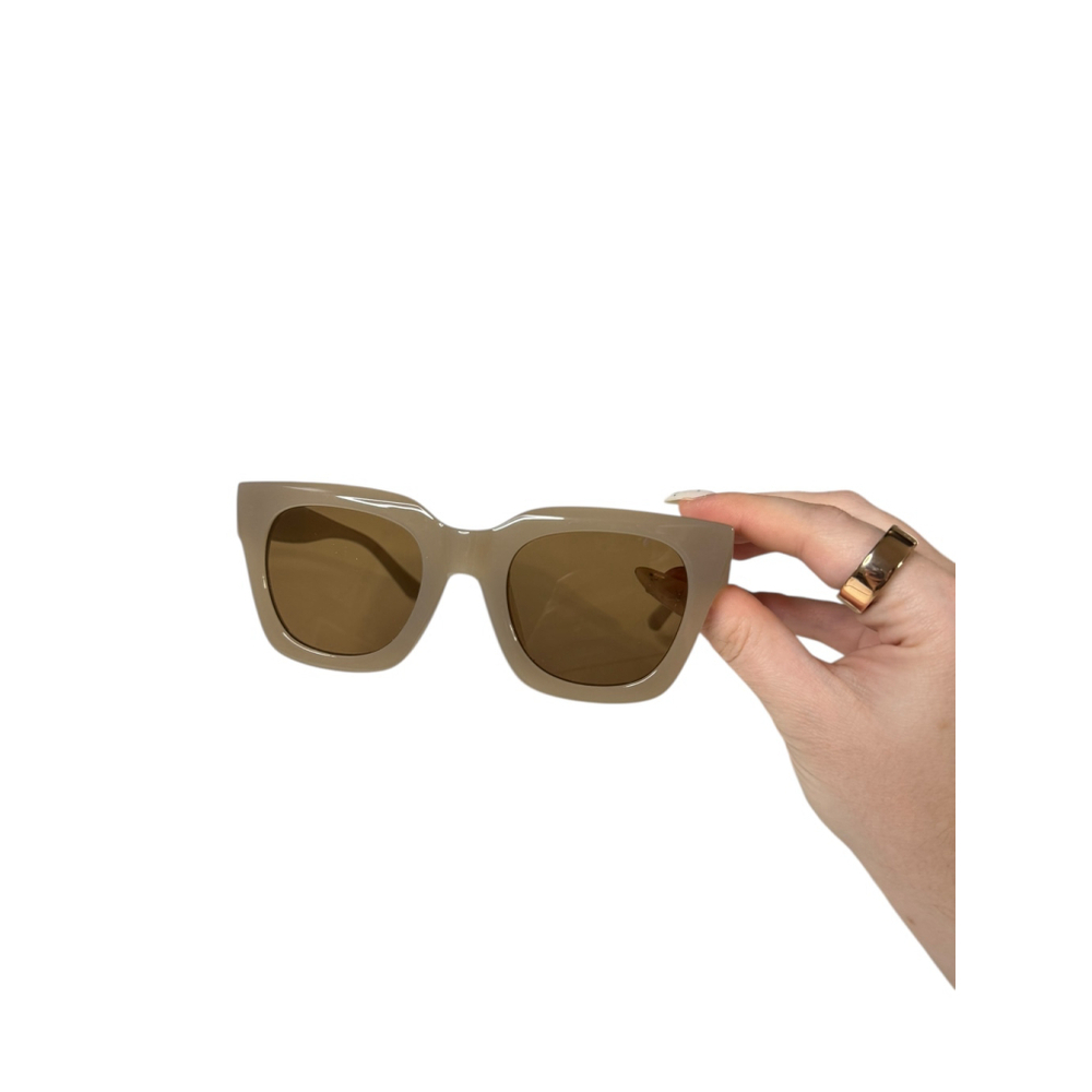 Women's Unbranded Beige One Size Sunglasses
